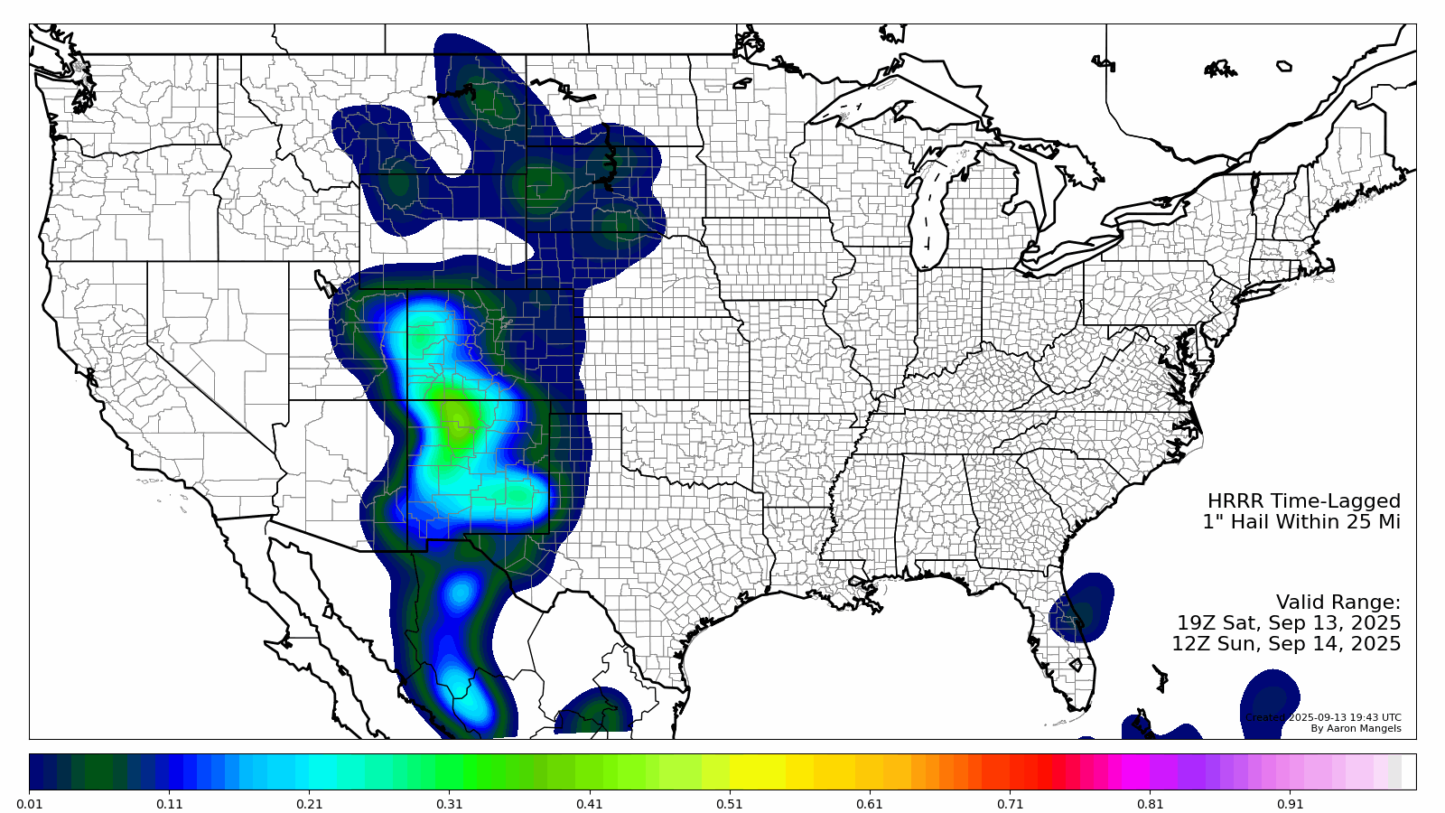 Severe Hail Probabilities