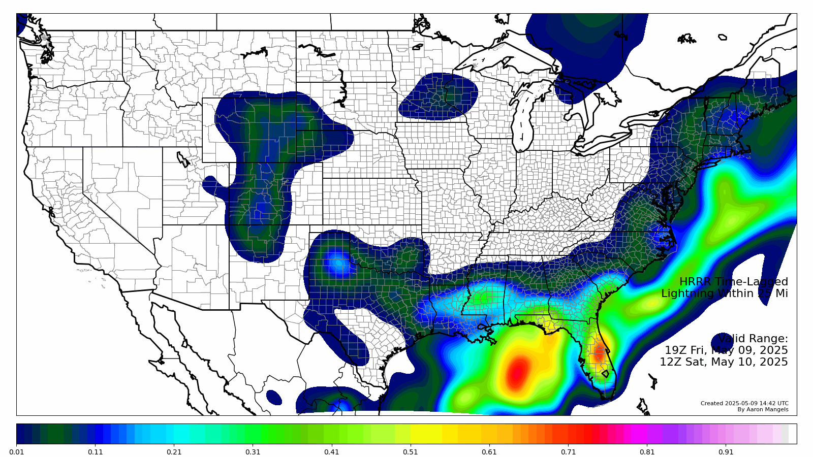 Lightning Probabilities