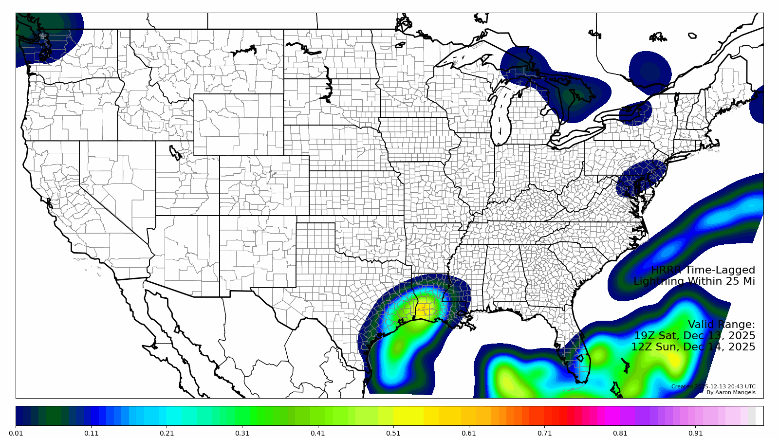 Lightning Probabilities