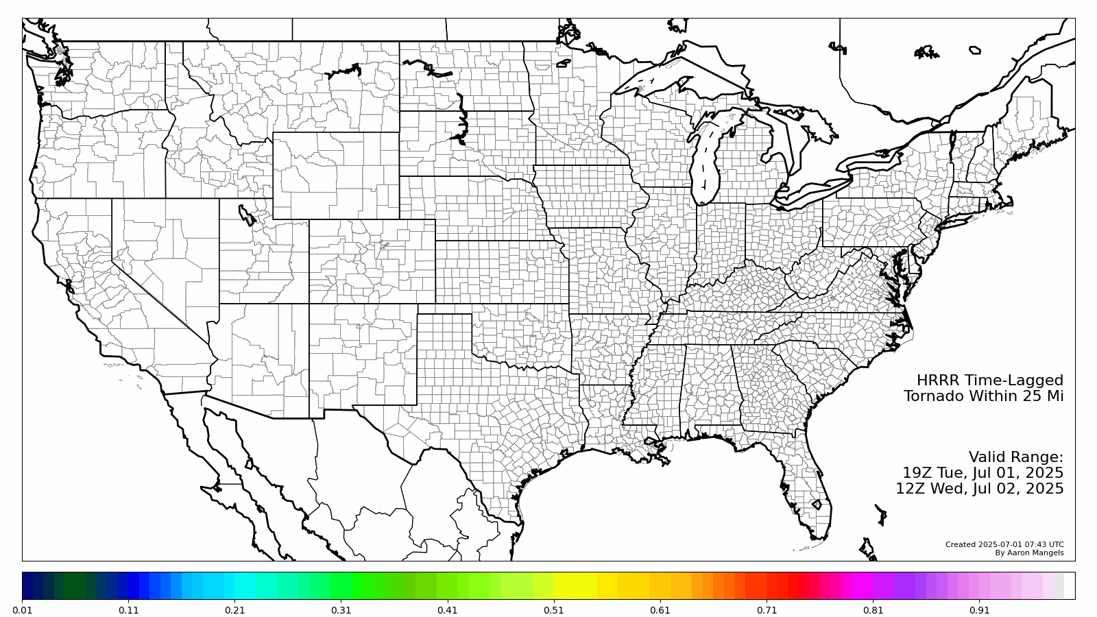 Tornado Probabilities