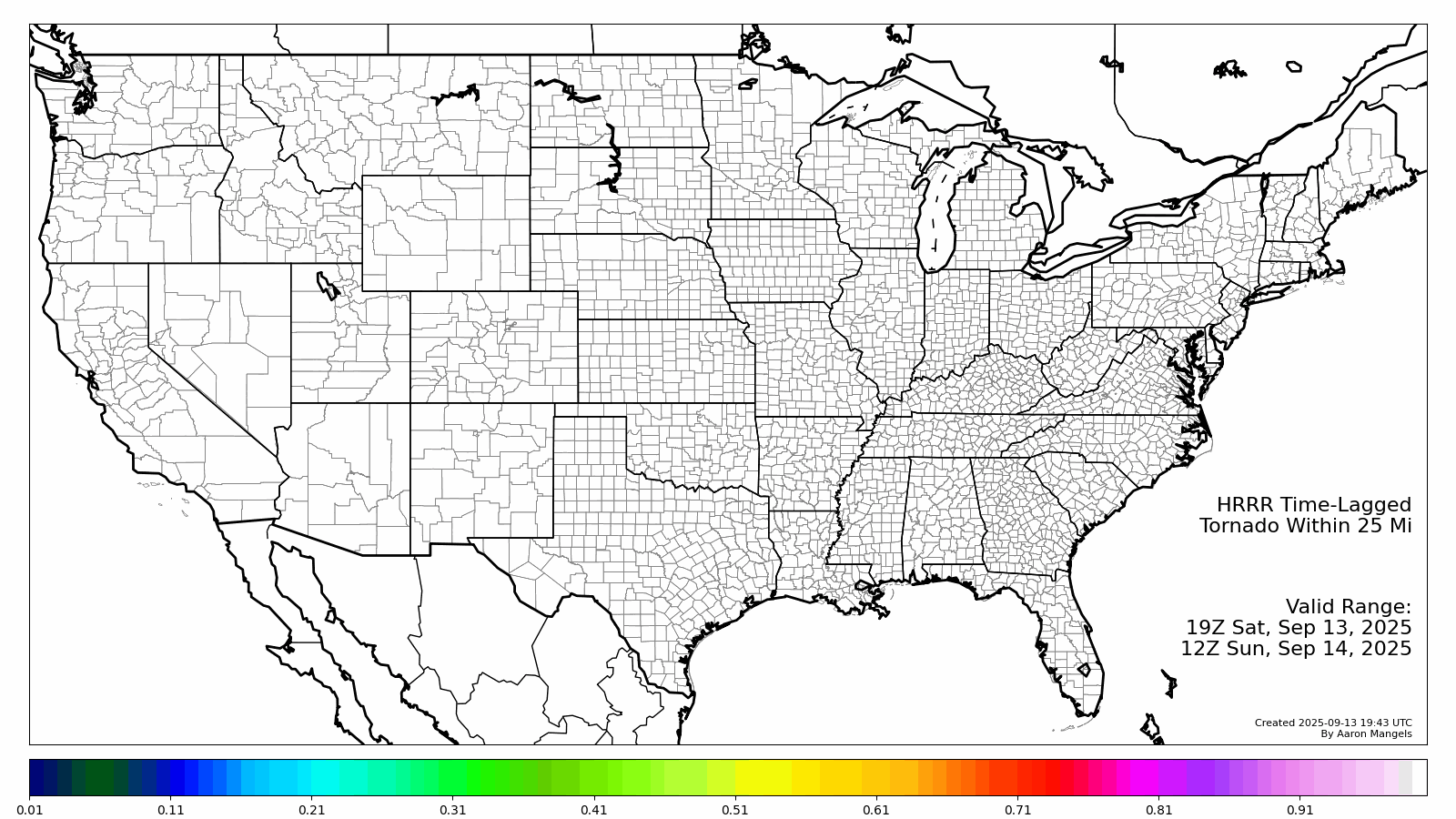 Tornado Probabilities