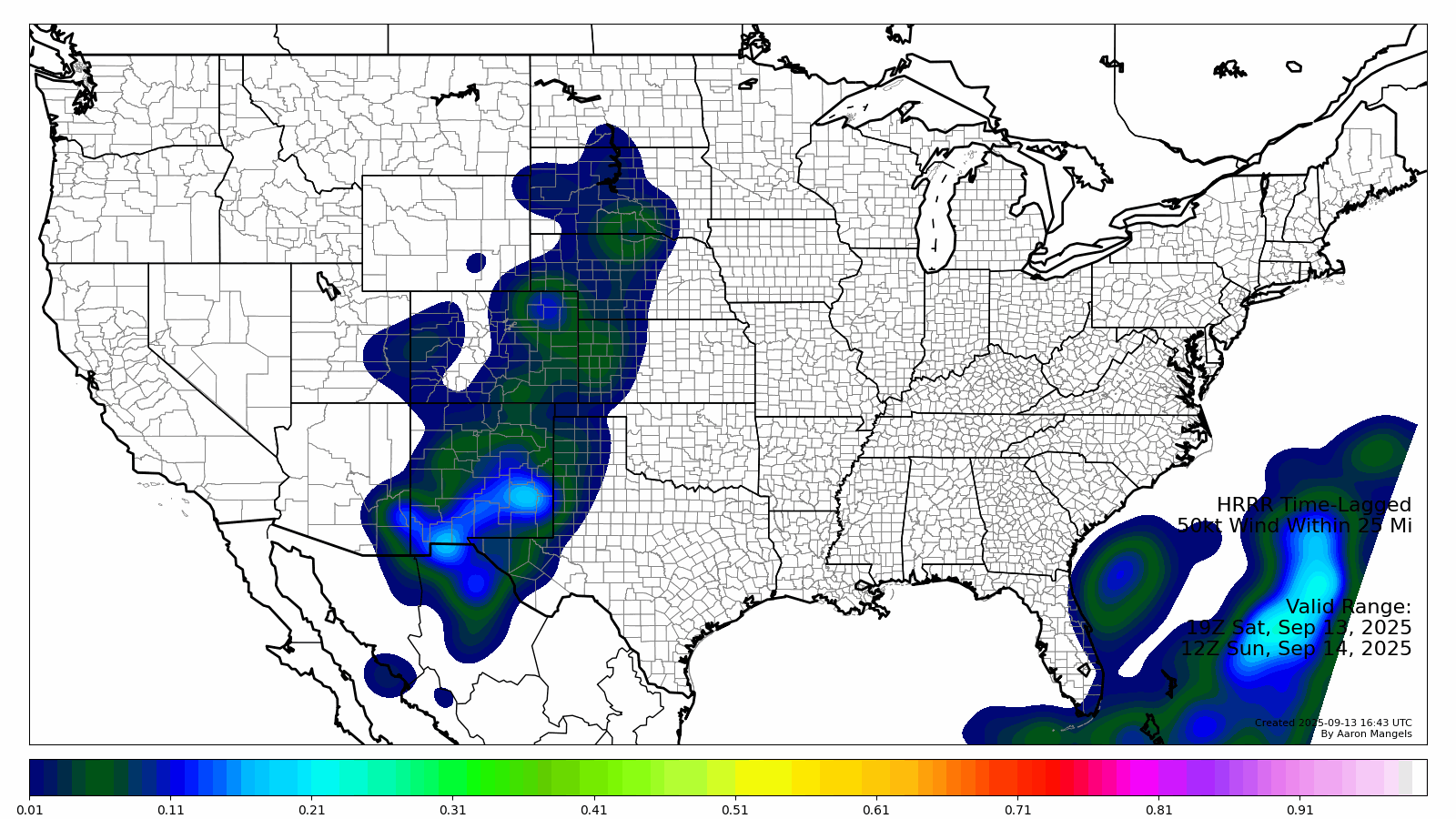 Severe Wind Probabilities