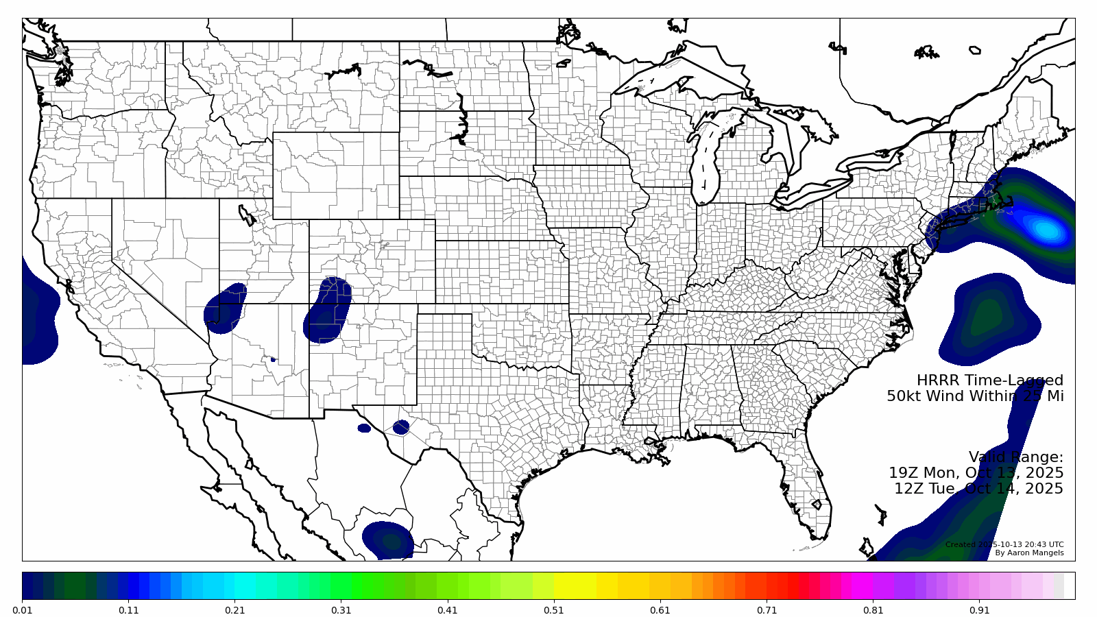 Severe Wind Probabilities